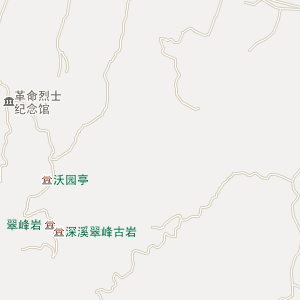 深溪翠峰古岩停车场