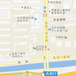 景风门站地图_景风门站周边地图_北京地铁