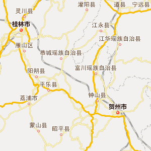 桂林市行政地图