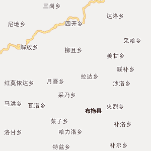 凉山彝族自治州居民小区交通地图