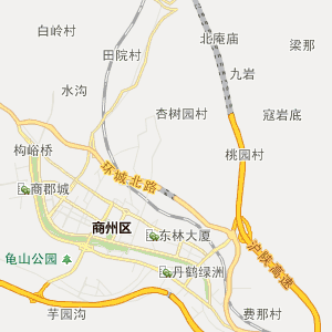 商洛山阳县地图