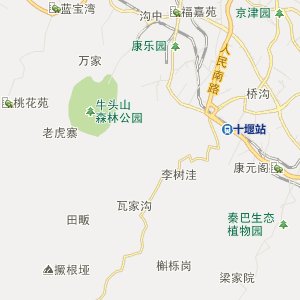 十堰郧阳区地图