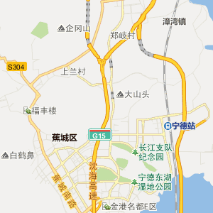 宁德市科研院所分布图_宁德市科研院所交通线路地图_ 福建省 宁德市