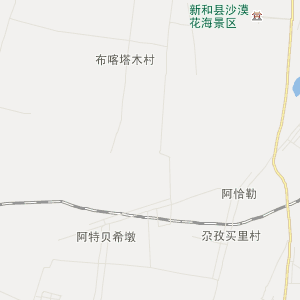 阿克苏地区新和县地图