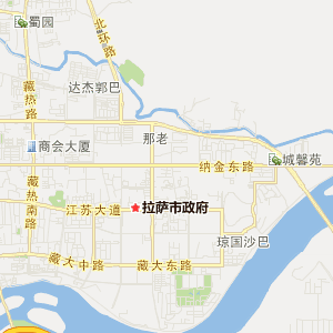 拉萨市城关区地图