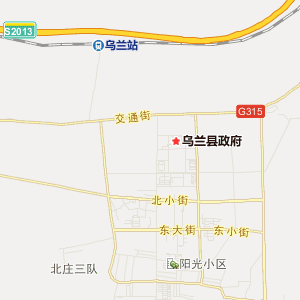 海西蒙古族藏族自治州乌兰县地图