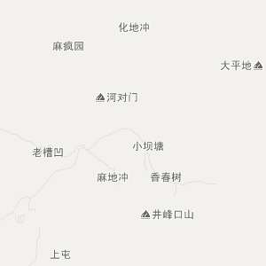 楚雄彝族自治州大姚县历史地图