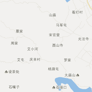 楚雄彝族自治州牟定县地理地图