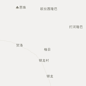 甘孜藏族自治州新龙县地图
