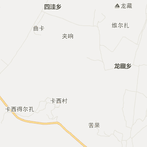 阿坝藏族羌族自治州阿坝县地图