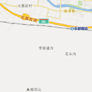 海东市乐都区地图