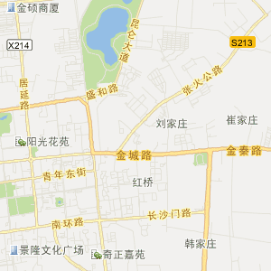 张掖市甘州区行政地图