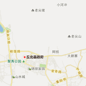 文山壮族苗族自治州丘北县地图