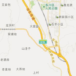 昆明市东川区地图