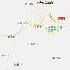 凉山彝族自治州会东县地图