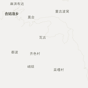 凉山彝族自治州美姑县历史地图