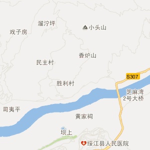 昭通市绥江县地理地图