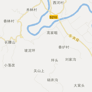 雅安市芦山县地图