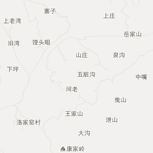 临夏回族自治州康乐县行政地图