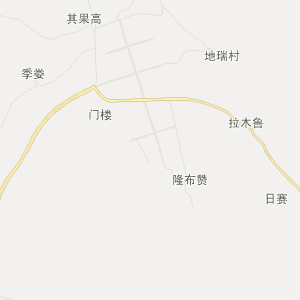 甘南藏族自治州合作市地图