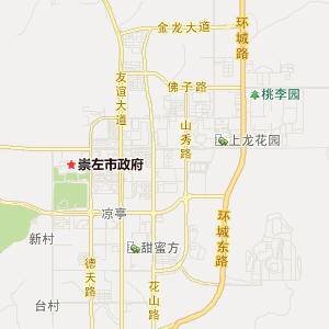 崇左市江州区地图