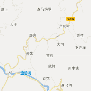 百色市凌云县地图