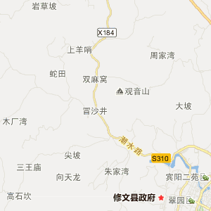 贵阳市修文县地图