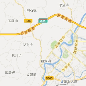 重庆市荣昌区行政地图