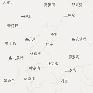 重庆市垫江县行政地图