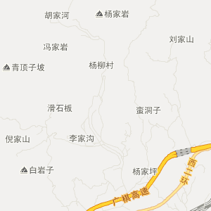 广元市利州区地图