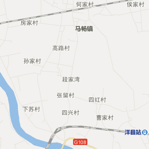 汉中市城固县行政地图