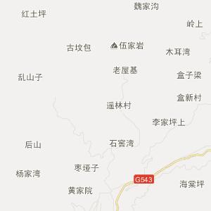 广元市青川县地理地图