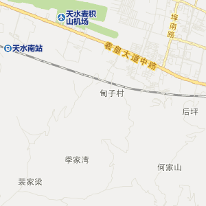 天水市麦积区地图