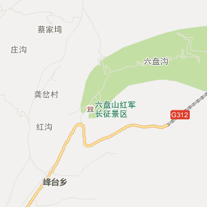 固原市隆德县地图