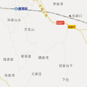 定西市通渭县行政地图