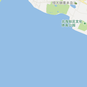 北海市银海区行地图