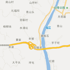 铜仁市沿河土县地理地图