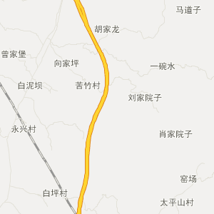 湘西土家族苗族自治州龙山县地图