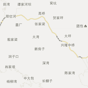 重庆市城口县行政地图