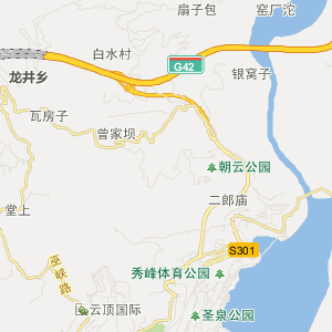 重庆市巫山县地图