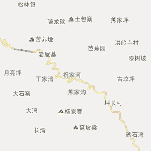 达州市万源市地图