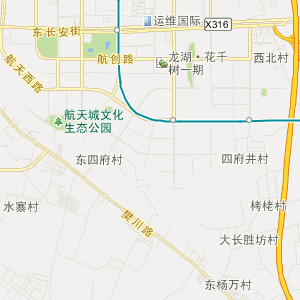 西安市长安区地图