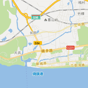 三亚43路下行公交线路