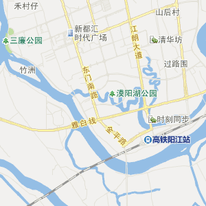 阳江市江城区地图