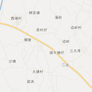 湛江市遂溪县地图