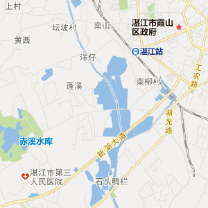湛江市霞山区地图