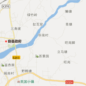 玉林市容县地理地图