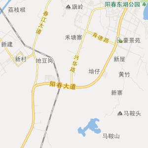 阳江市阳春市地图