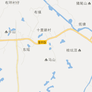 云浮市新兴县行政地图