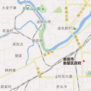 娄星区公路地图_图吧地图
